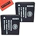 BM Premium 2-Pack of DMW-BCF10 Batteries for Panasonic Lumix DMC-TS2 DMC-TS3 DMC-TS4 DMC-F2 DMC-F3 DMC-FH1 DMC-FH3 DMC-FH20 DMC-FH22 DMC-FS6 DMC-FS12 DMC-FS15 DMC-FS25 DMC-FS42 DMC-FS62 DMC-FT1 DMC-FP8 DMC-FX700 Digital Camera