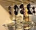 Danily 4 Pack Cupboard Bars Adjustable Spring Curtain Tension Rods 15.7 to 28 Inches, Comes with a Non Slip Shelf Liner