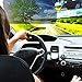Zone Tech Car Anti-Glare Tinted Windshield Extender – Black Premium Quality Anti-Glare Sun & UV Rays Block Visor Extender