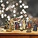BANBERRY DESIGNS Nativity Set - Set of 11 Nativity Figurines - Baby Jesus, Mary, Joseph, Shepherd, 3 Kings, Angel, Cow, Donkey and Sheep - 7/8