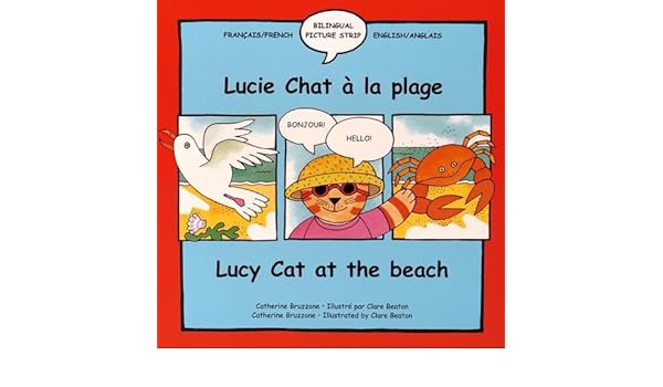 Lucy Cat At The Beachlucie Chat A La Plage English And