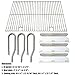 Direct Store Parts Kit DG131 Replacement for Jenn Air Gas Grill 720-0336 (Stainless Steel Burner, Heat Plate, and Solid Cooking Grid)