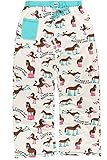 I Need My Booty Sleep-Horse PJ Yoga Pant by LazyOne, Cream, Medium