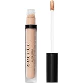 Morphe Filter Effect Soft Radiance Concealer - Buildable Coverage Liquid Concealer Face Makeup with Hyaluronic Acid & Pomegranate Extract & a Natural Radiant Finish - Medium 12 (Neutral) (0.12 fl oz)