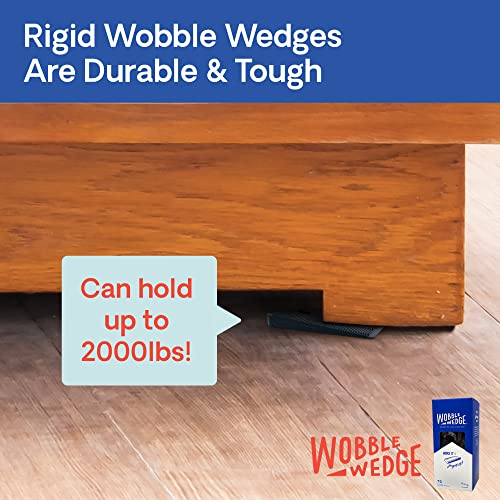 Wobble Wedges Rigid Plastic Shims, 75 Pack MADE IN USA Multi