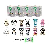 Set of 4 Ty Mini Boos Hand Painted Collectible Figurines Series 1 Blind Box (free gift with purchase)