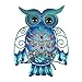LIFFY Metal Owl Wall Decor - Outdoor Wall Art - Glass Hanging Garden Owl Decor for Patio, Porch or Door, Owl Gifts for Women