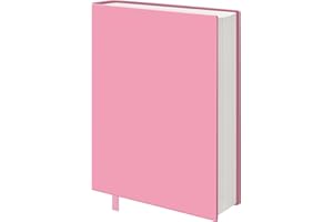 KICNIC Pink Fabric Book Cover for Hardcover, 1 Pack, 6x9 Inch, Up to 8.5”x9.5”, Adjustable School Book Sleeve Protector for Teens, Stretchable Decorative Cloth Book Sox for Book Lovers