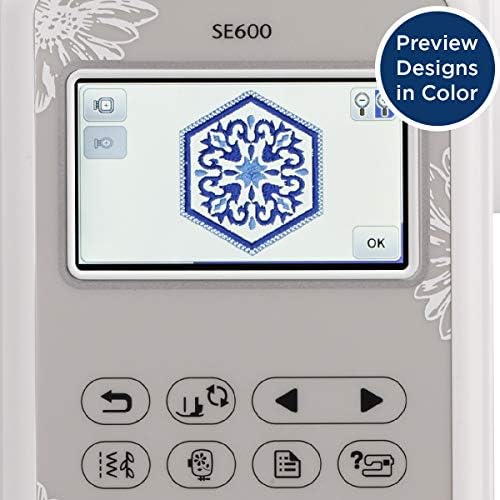 45+ Brother Se600 Sewing And Embroidery Machine 80 Designs Lcd Touchscreen Display PNG JPG