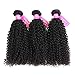 Original Queen 100% Brazilian Unprocessed Virgin Kinky Curly Human Hair Weave 3 Bundles Deep Curly Hair Extensions Mixed Length