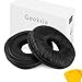 Geekria QuickFit Replacement Ear Pads for Panasonic Technics RP-DJ1200, RP-DJ1205, RP-DJ1210 Headphones Ear Cushions, Repair Parts (Black)