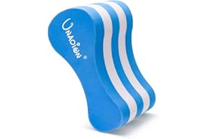 UNAOIWN Pull Buoy EVA 5-Layer Leg Float for Swimming Pool Training Aid and Swimming Stroke for Adults and Beginners