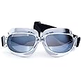 CRG Sports Vintage Aviator Pilot Style Motorcycle Goggles Cruiser Scooter Goggle for Men,Women,Adults,Youths