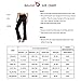 BALEAF Women's High Waist Bootleg Pants Tummy Control Workout Boot-Cut Yoga Pants Black Size S