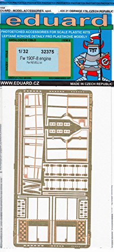 EDU32375 1:32 Eduard PE - Fw 190F-8 Engine Detail Set (for use with the Revell kit) MODEL KIT ACCESSORY