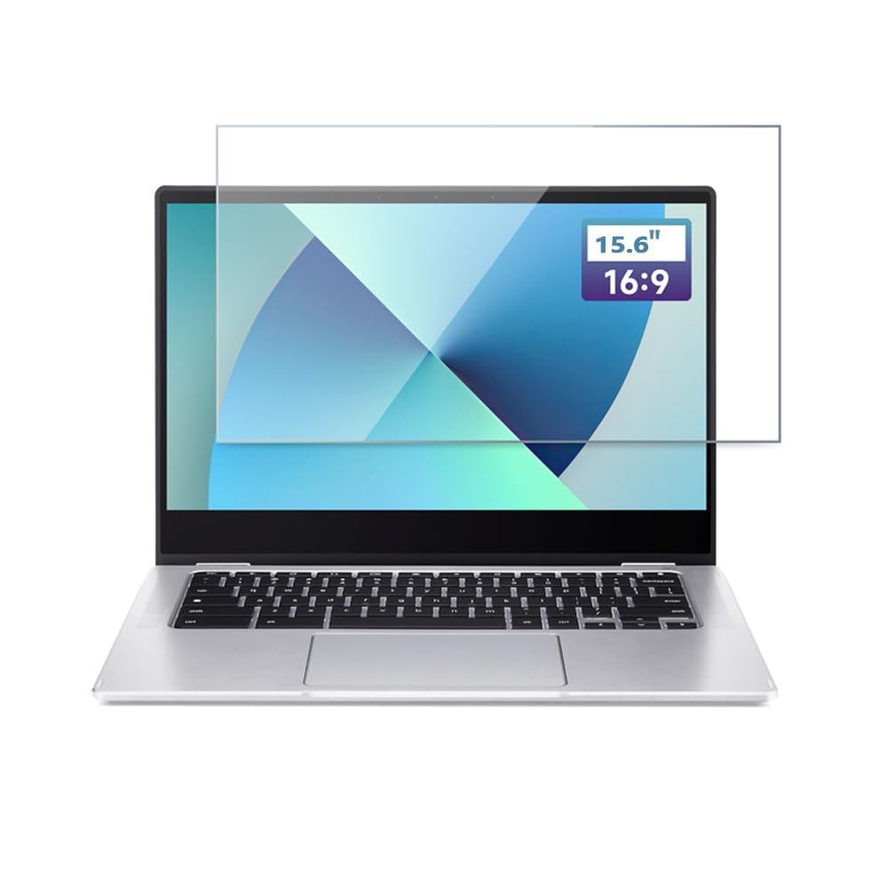 Hakeeta Laptop Screen Protector, HD 16:9, for for for Tempered glass, Scratch resistant, not easy to break, High transmittance, High sensitivity touch, three sizes(15.6in)