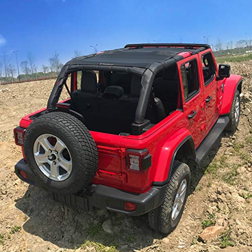 Shadeidea Sun Shade for Jeep Wrangler JL Unlimited (2018Current) 4