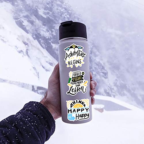Motivational Stickers for Laptop, [Choose Joy] 50pcs Inspirational Stickers for Teens, Students, Teachers, Employees, Waterproof Positive Word Quote Stickers for Water Bottles