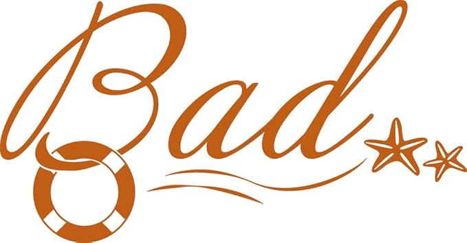 GRAZDesign Deko Bad WC-Schild Toiletten-Schild - Türaufleber Bad