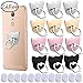 Outee Cell Phone Ring Holder, 12 Pcs Phone Finger Holder Phone Ring and Stand 360° Rotation Grip Mount with 12 Pcs Car Mount Hook for Phone, Tablet