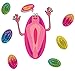 Pussy Patch Sours Sweet and Sour Soft Chewy Gummy Candy - 1 Pack