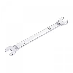 uxcell Thin Open End Wrench, 6mm x 7mm Metric
