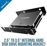 Sabrent 2.5 Inch to 3.5 Inch Internal Hard Drive Mounting Bracket Kit BK-HDDF view 2