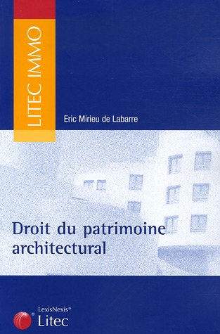 Droit du patrimoine architectural