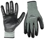 Wells Lamont 551L Cut Resistant Work Gloves, Kevlar Glove Dipped in Nitrile Rubber, Large