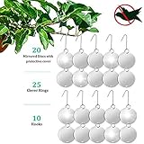 Bird Repellent Discs Bird Reflector ,VENSMILE 20 Reflective Discs Keep All Birds Away from Your Property ,Bird Discs