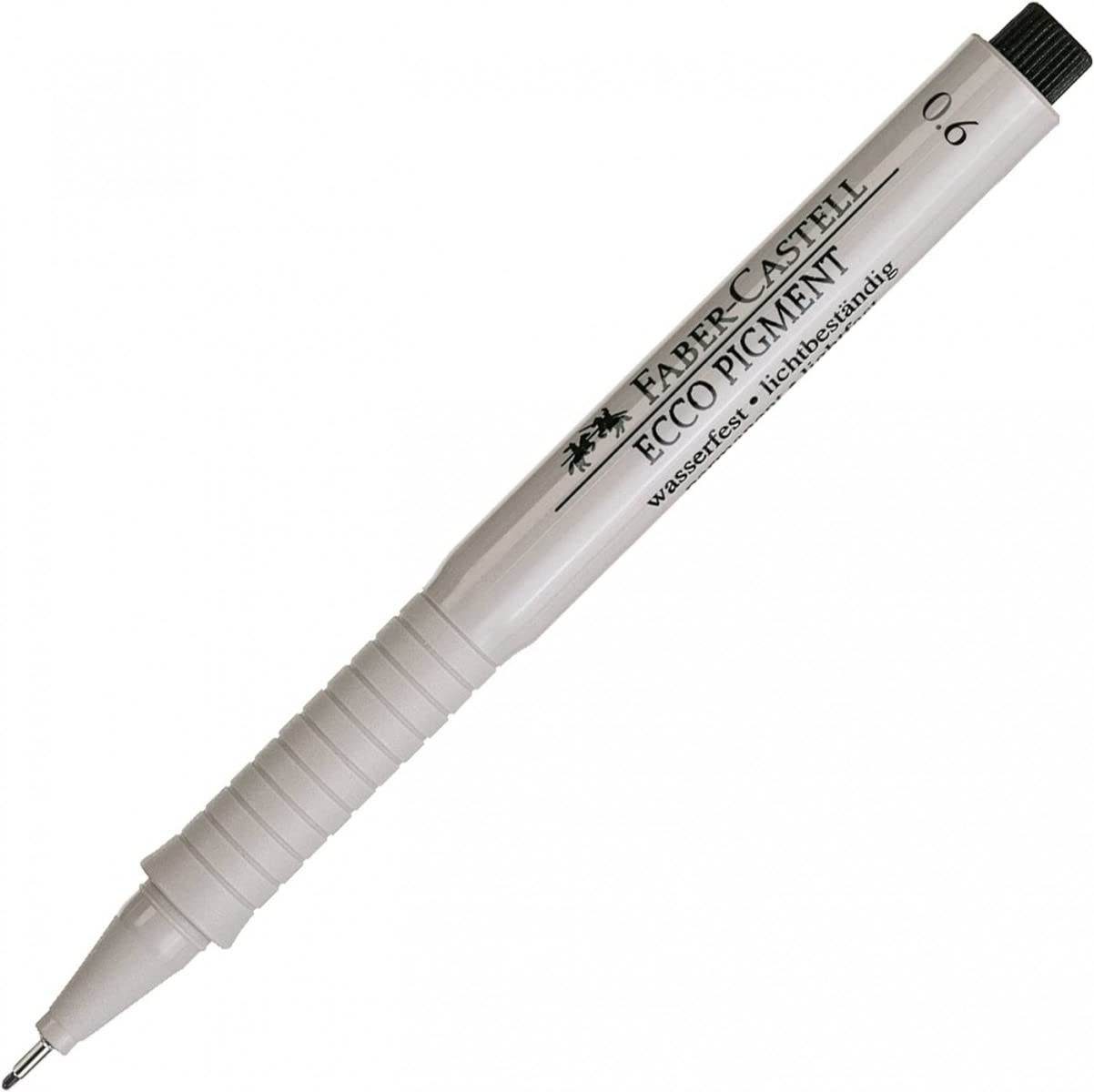 Faber-Castell 0.6 mm "Ecco Pigment" Fiber Tip Pen - Black