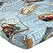 Jay Franco Disney/Pixar Cars Tune Up Blue/Gray 4 Piece Full Sheet Set with Lightning McQueen & Mater (Official Disney/Pixar Product)