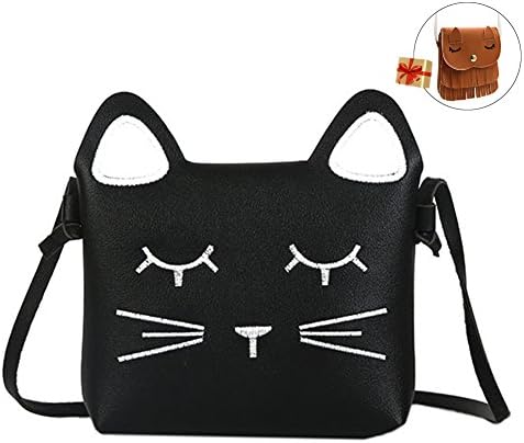 Bags us Kids Purse Cute Cat Crossbody Bag Girls Coin Wallet Mini Shoulder Satchel Handbags