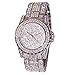GBSELL Luxury Women Watches Rhinestone Ceramic Crystal Quartz Watches Lady Dress Watch