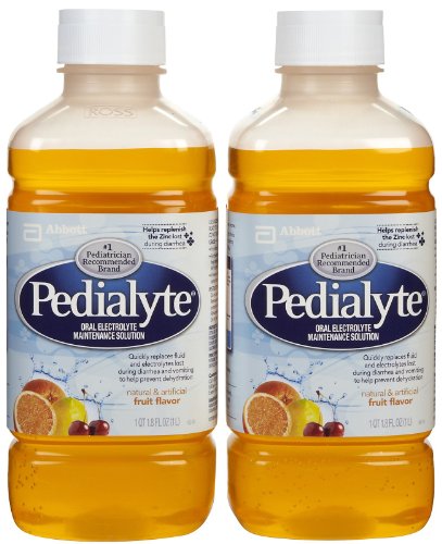Amazon Com Pedialyte Oral Electrolyte Solution Fruit 1 Lt 2 Pk Baby
