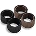 Wisdompark 2 Pieces Hair Styling Disk Donut Bun Maker Former Foam French Twist Hairstyle Clip DIY Doughnuts Hair Bun Tool