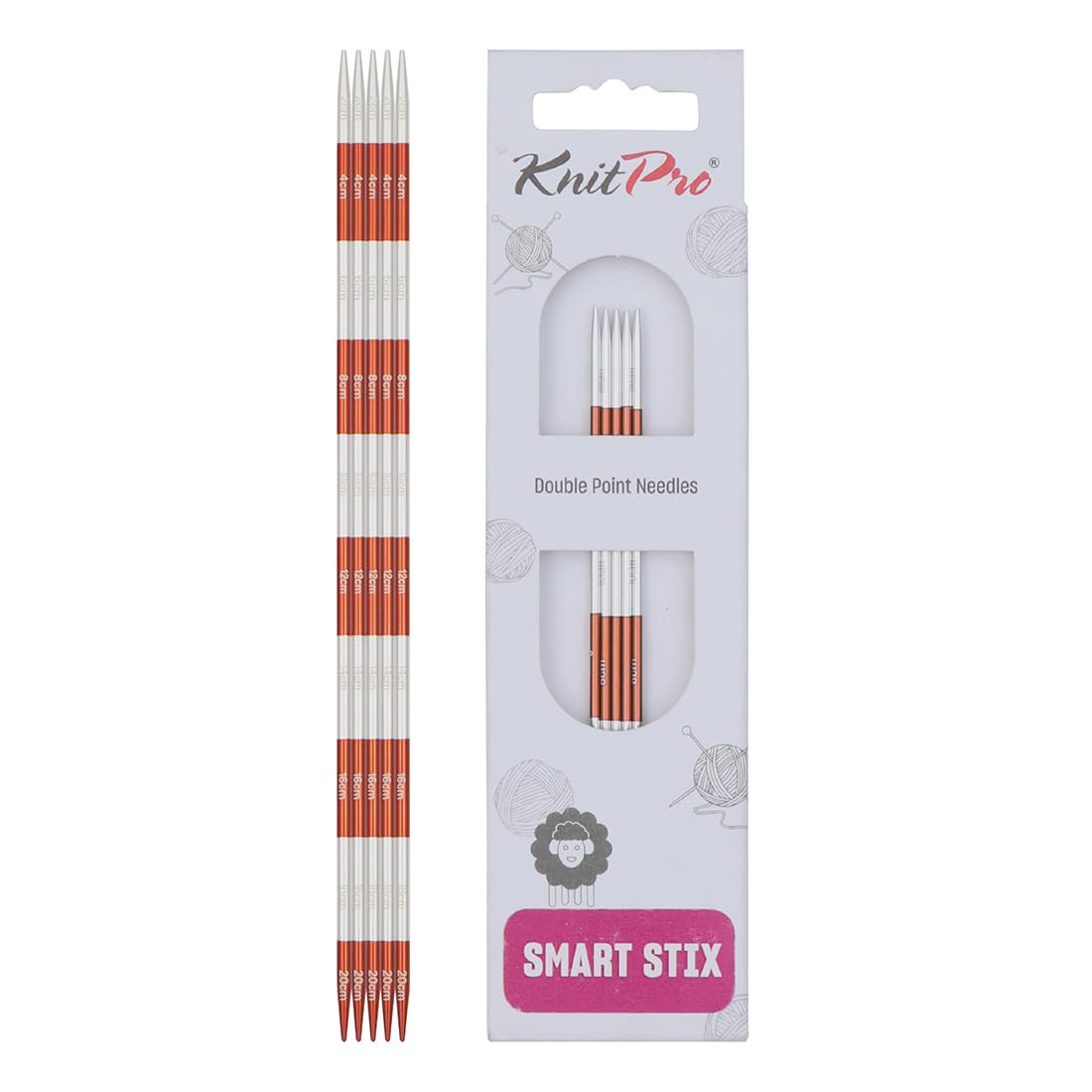 KnitPro Smartstix Double Pointed Needles 8" (20cm) | 3.00mm — image 1