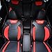 Kust zd31941w Car seat Covers,Custom Fit Seat Covers Fit for Jeep Cherokee 2014 2015 2016 2017,Pack of Leather Auto Seat Covers for SUV Full Set 4pcs Saddle Cover,4pcs Back Cover,5pcs Headrest Cover
