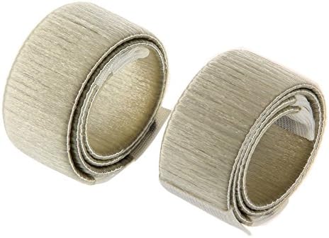 2pcs Fashion Hair Styling Disk Hair , Donut Former Foam DIY Tool (Golden)