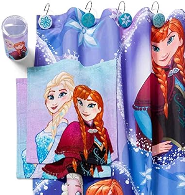 Amazon Com Frozen 16 Piece Bathroom Decor Set Home Kitchen