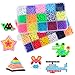 Outgeek Fuse Beads, 24 Colors 3600 Beads Refill Compatible with Aquabeads and Beados Magic Water Sticky Beads Art Crafts Toys for Kids Beginners (15 Colors Complete Set)