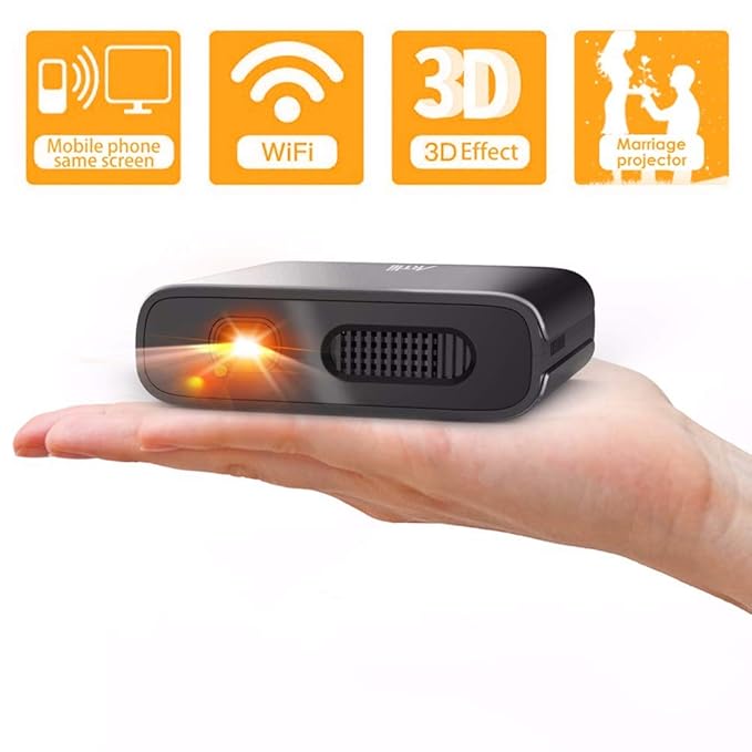 Mini Proyector Portátil WiFi 3D: Amazon.es: Electrónica