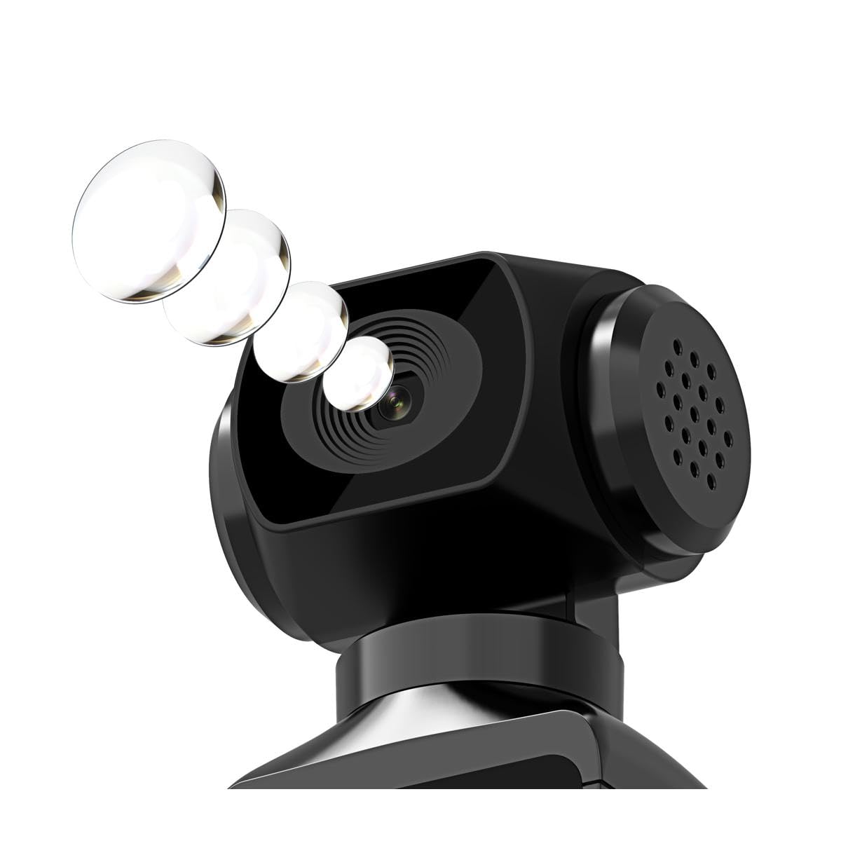 Minolta 4K Ultra HD Pocket Camcorder – WiFi Enabled Action Camera with 16MP Photos, 170° Wide Angle Lens, 270° Rotating Head, Slow Motion, 1.3-inch Display - 16GB Card & Waterproof Case (Black)