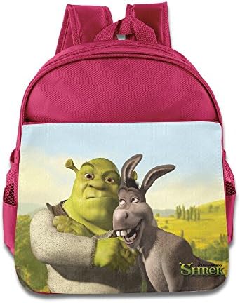 XJBD Custom Personalized Shrek Teenager Schoolbag For 1-6 Years Old Pink
