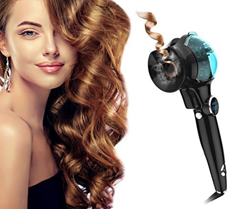 Hair Curler, ETTG LED Digital Display Automatic Hair Steam Curler With Spray Function And Auto Shout Off Function Professional Curl Styling Machine