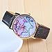 3 Colors New Arrival World Map Leather Strap Watches?(Black)