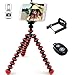 IYOOVI Mini Universal Portable Octopus Flexible Cell Phone Tripod for Iphone, Cell phone and Smartphone with Phone Mount Holder and Bluetooth Remote Shutter