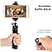 iPhone Camera Video Tripod Adapter Mount 8 7 X SE 5S 6S 6 Plus 5S 5C 5 4s 4, Galaxy S8 S7 S6 S5 S4 Cell Phone Tripod Mount Clip Holder with Remote Shutter Gopro Sports