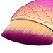 7pcs Mermaid Makeup Brush Set Professional Kabuki Cosmetic Foundation Blending Eyeliner Face Powder Contour Cream Make up Fish Tail Brush Kit BESTLAND (7PCS)