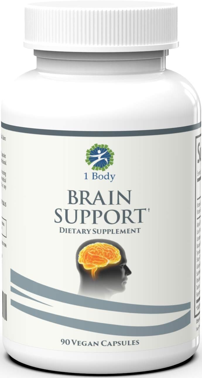 Support Healthy Brain Function with Nootropics, Improve Memory and Boost Focus - Alpha GPC, Lion’s Mane Extract, Bacopa Monnieri, Phosphatidylserine, Ginkgo Biloba, Rhodiola Rosea, Huperzine A: Health & Personal Care